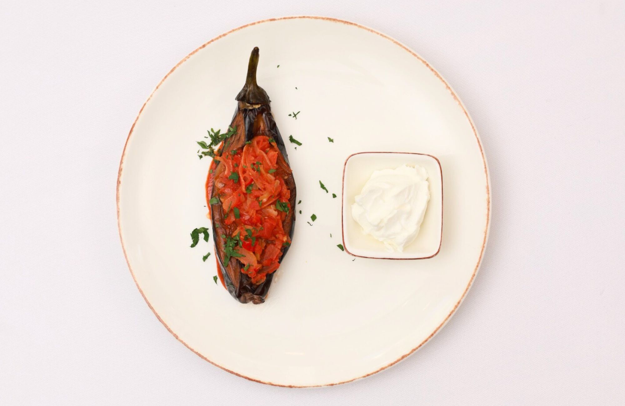 Zeytinyağlı İmam Bayıldı ( Akdeniz Patlıcanı ile )