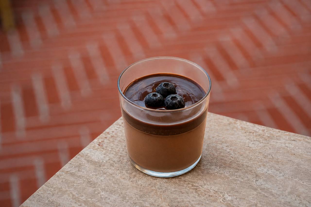 ÇİKOLATALI PANNA COTTA